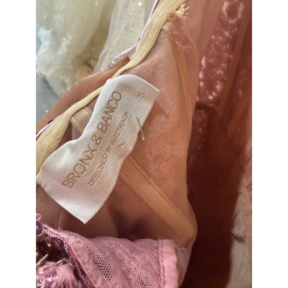 Bronx and Banco Farah Sequined Strapless Gown - Picture 8 of 9